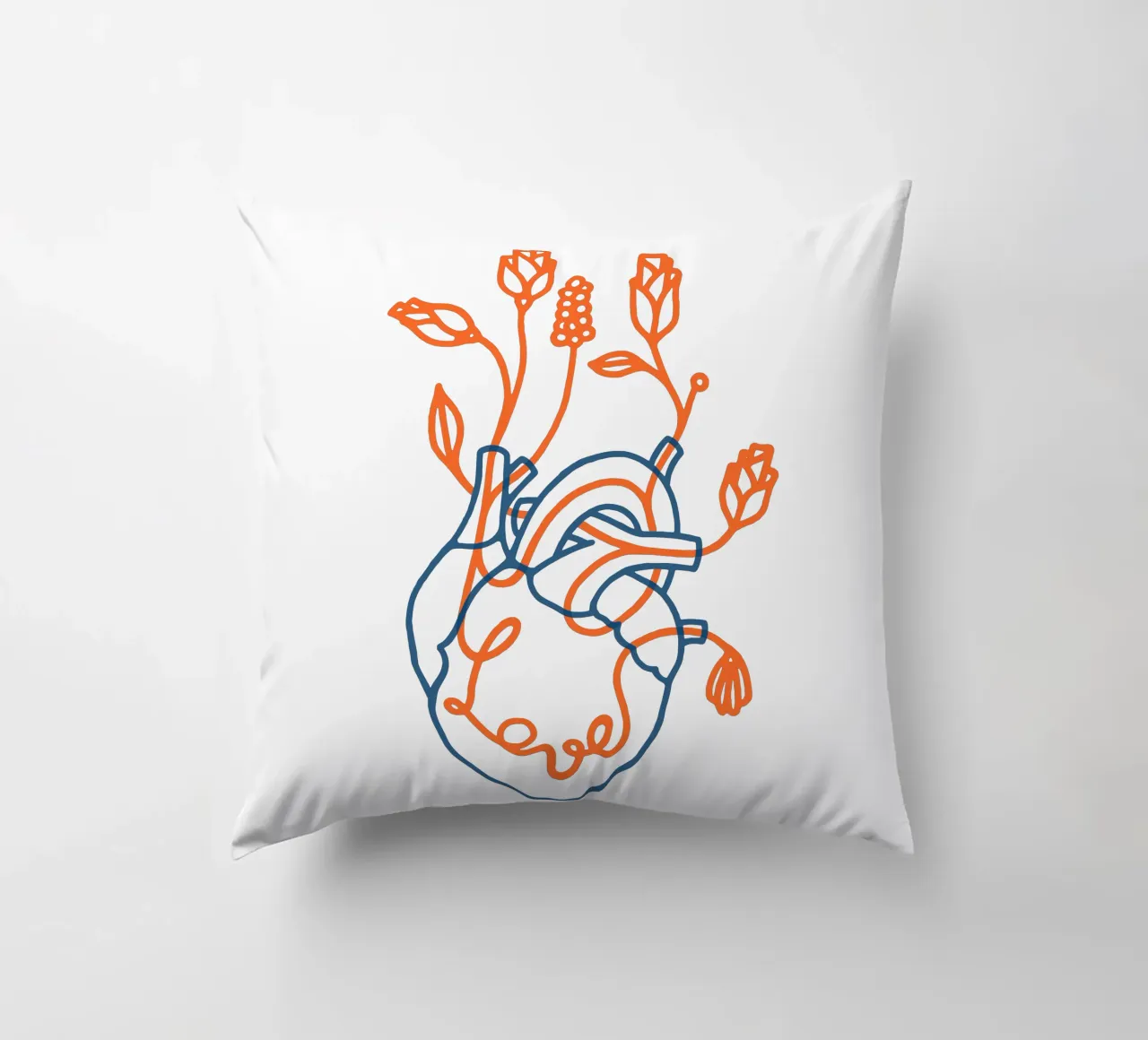 What About Love decorative cushion by Ninhol