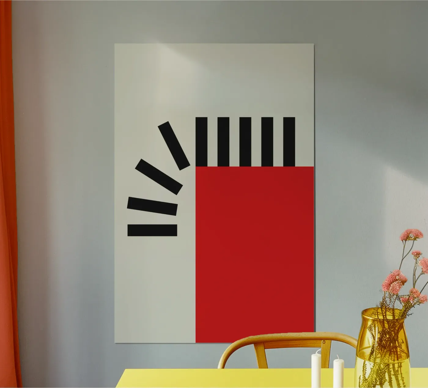 Fall Cliff Poster von galihstudio