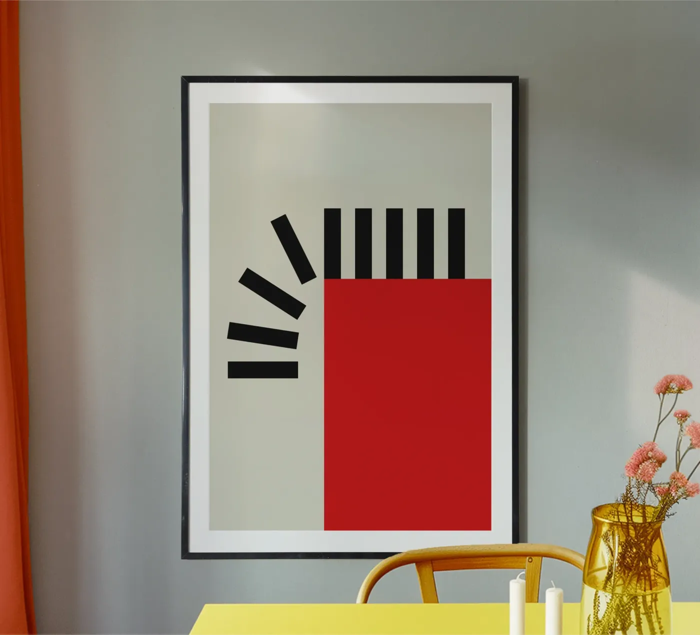 Fall Cliff Poster von galihstudio