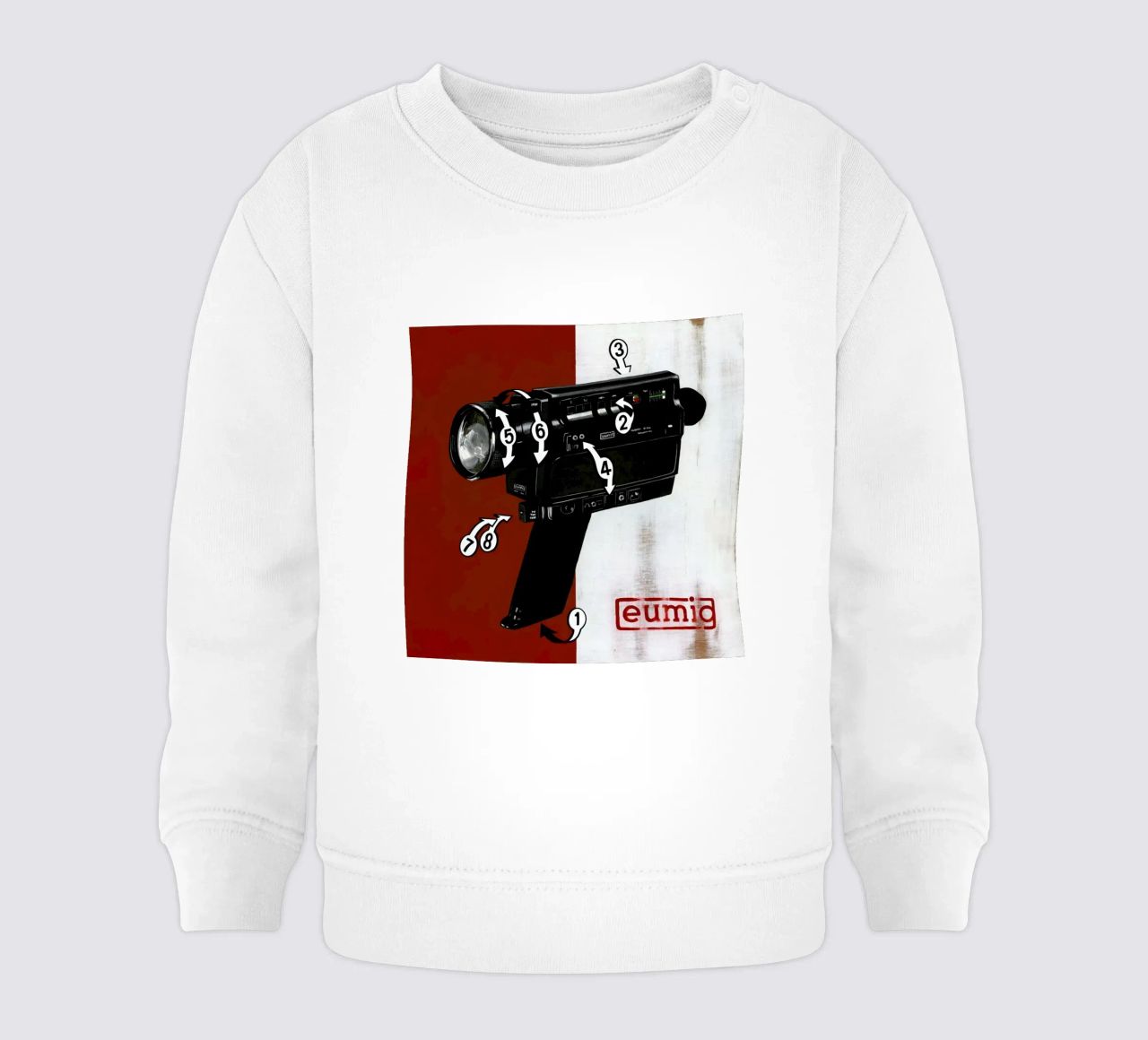 Super 8 felpa neonato da Famous When Dead