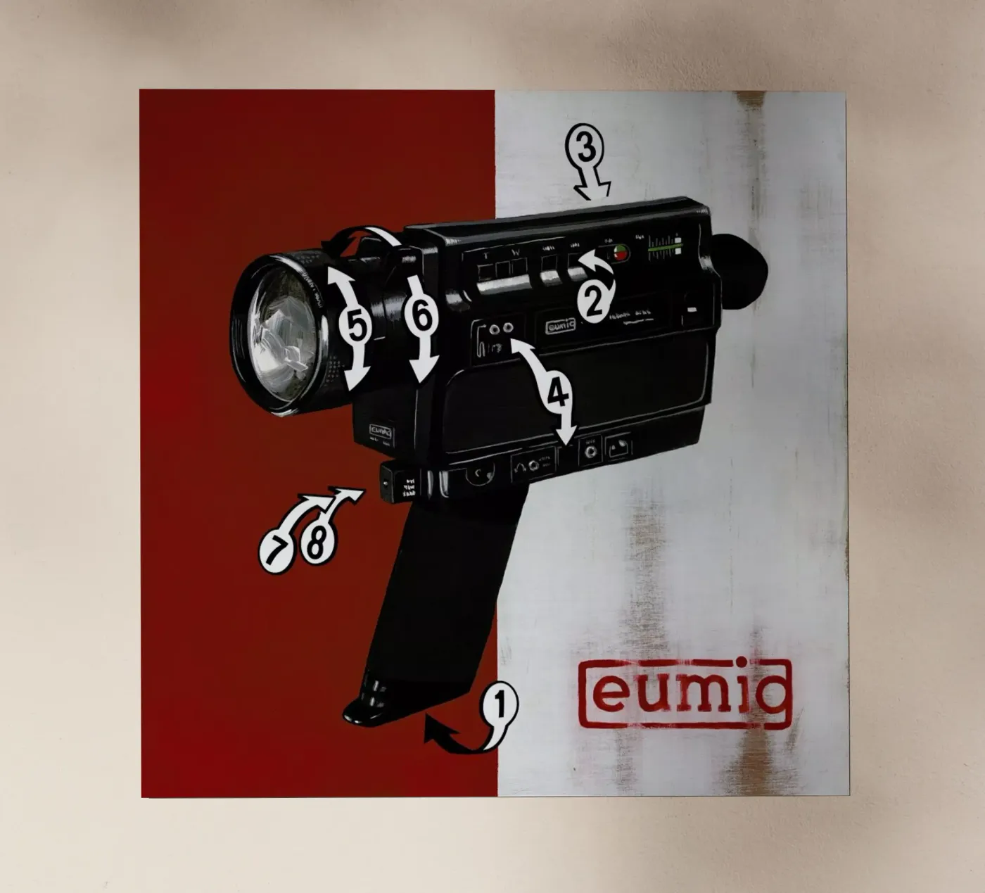 Super 8 pellicola backlit da Famous When Dead