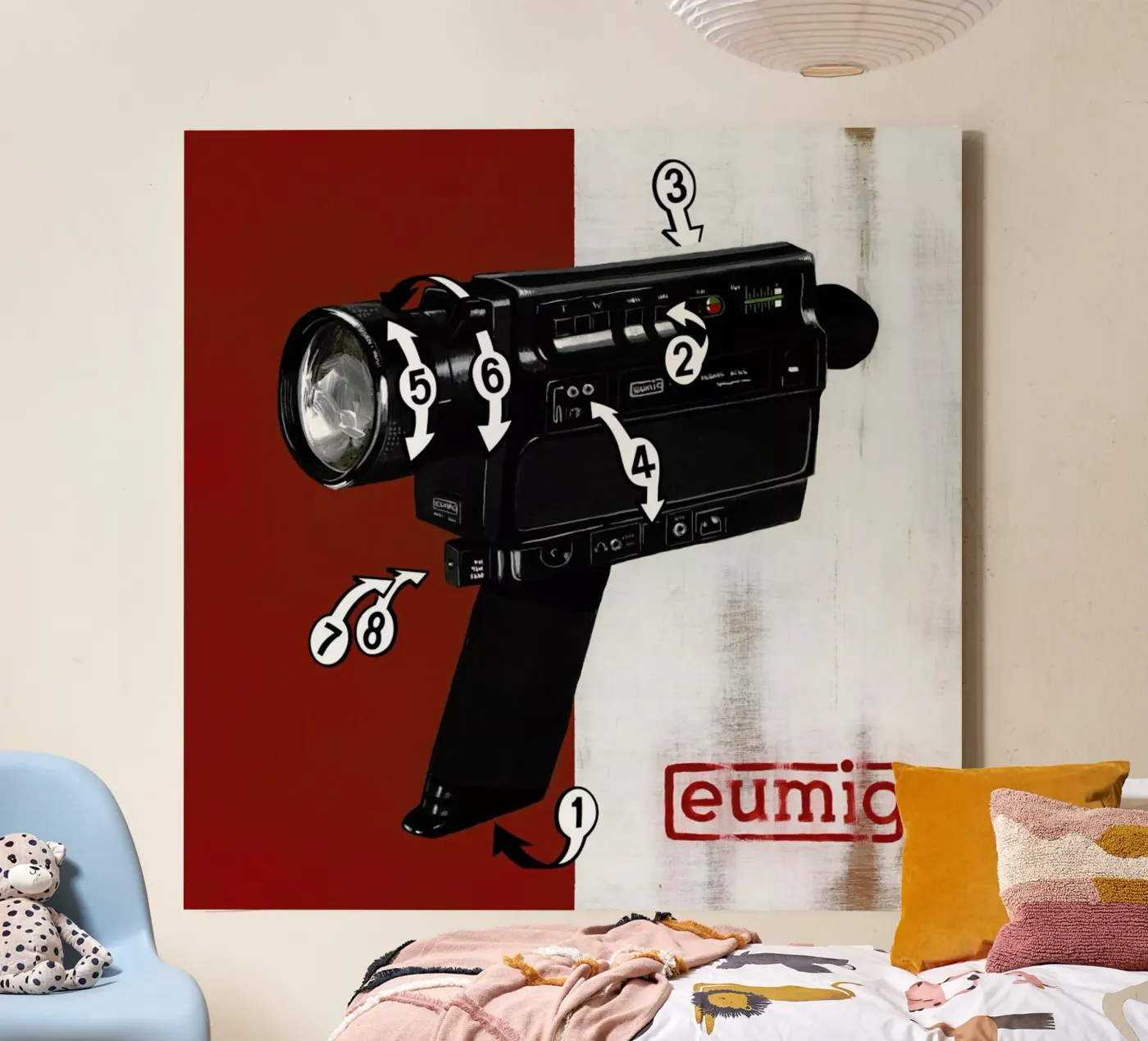 Super 8 tela da Famous When Dead