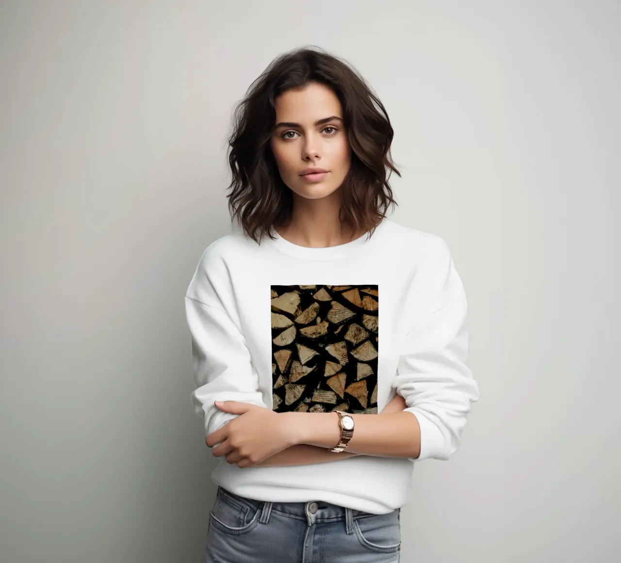 Woody Textures felpa da Sebastian Hilgetag
