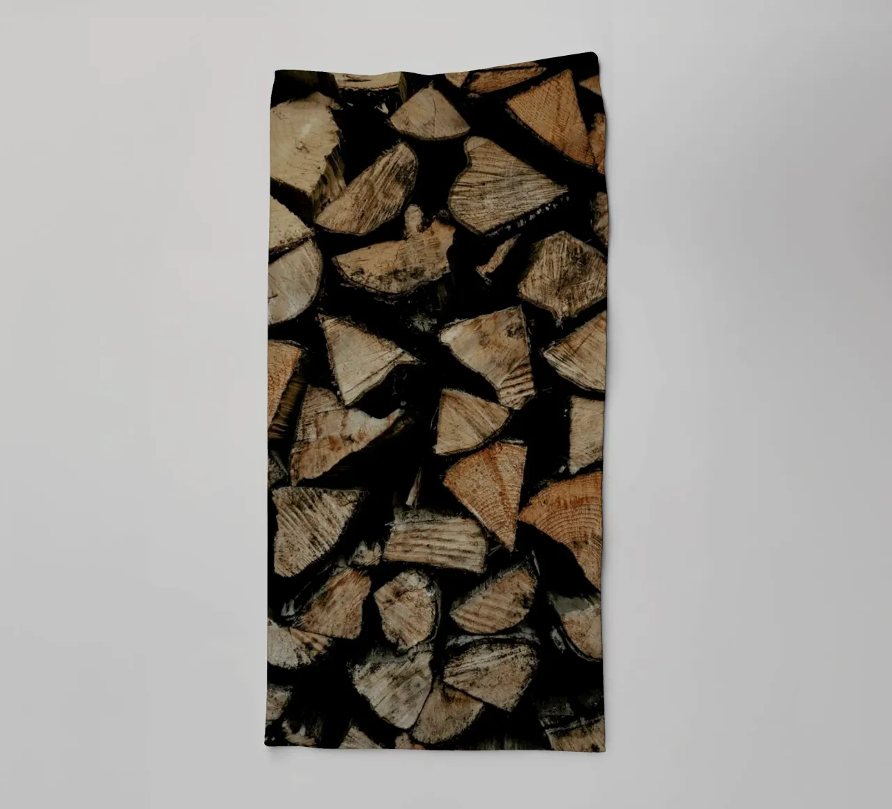 Woody Textures badhanddoek van Sebastian Hilgetag