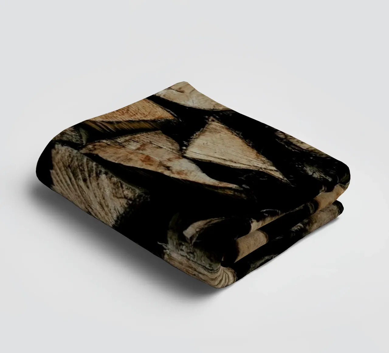 Woody Textures badhanddoek van Sebastian Hilgetag