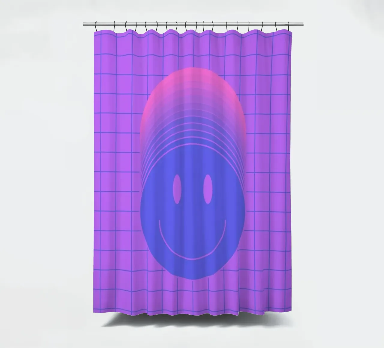Smiley 2 shower curtain by La Come Di