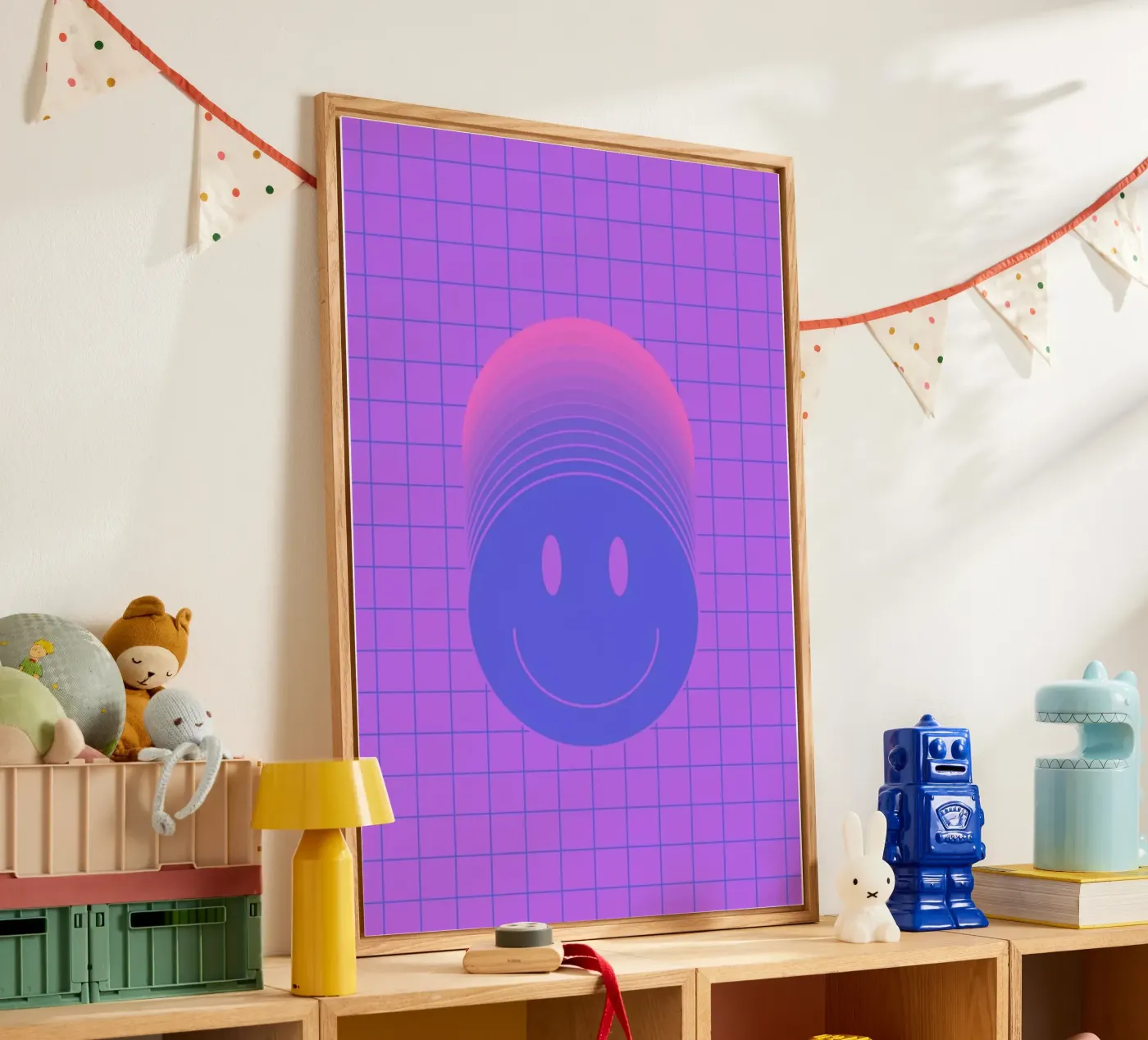 Smiley 2 acryl van La Come Di