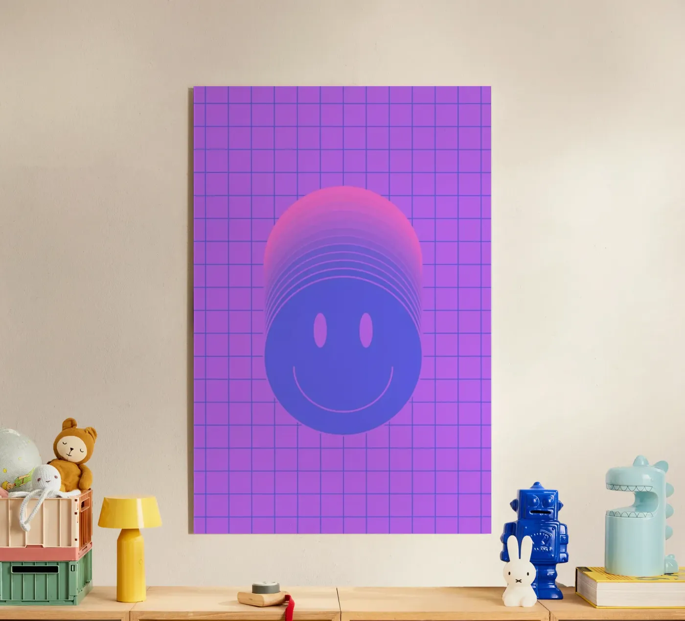 Smiley 2 acryl van La Come Di