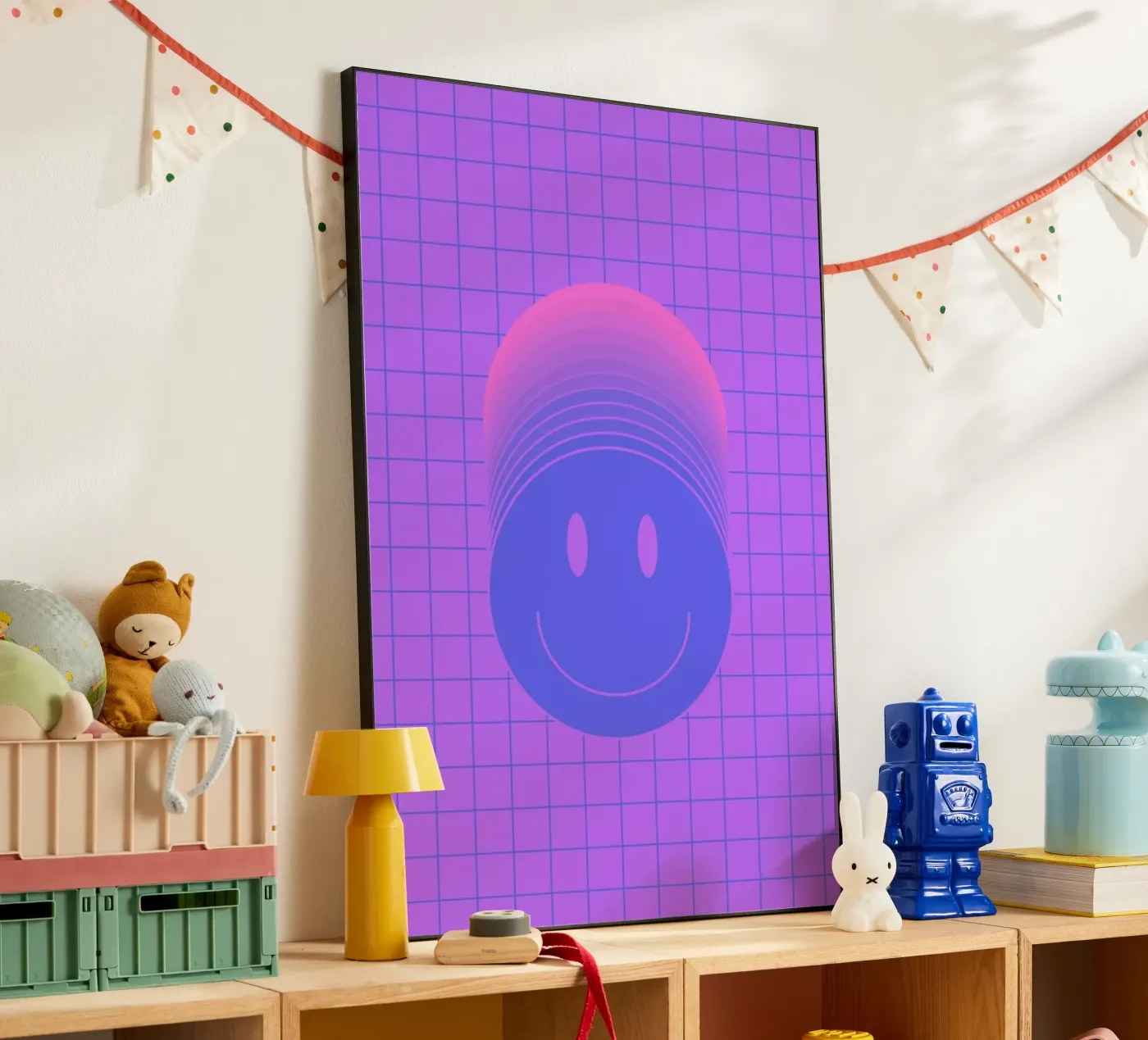 Smiley 2 alluminio dibond da La Come Di