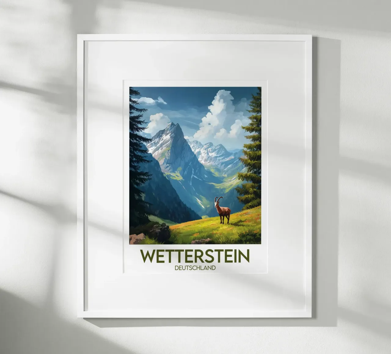 Poster wetterstein poster con telaio in plastica da Frame the World