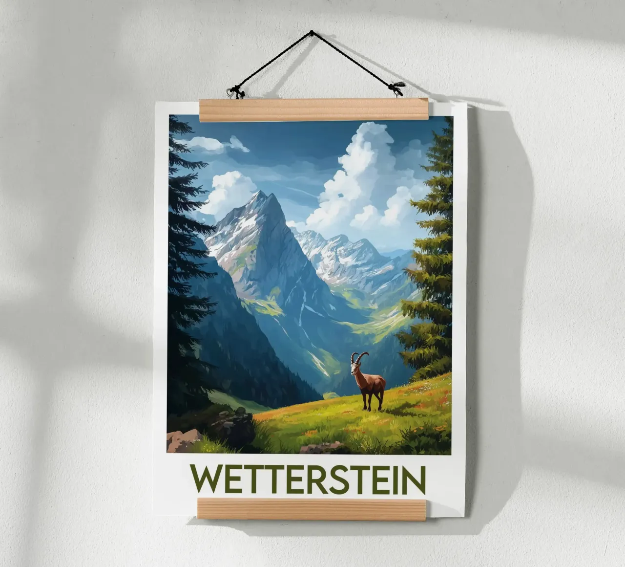 Poster wetterstein poster con telaio in plastica da Frame the World