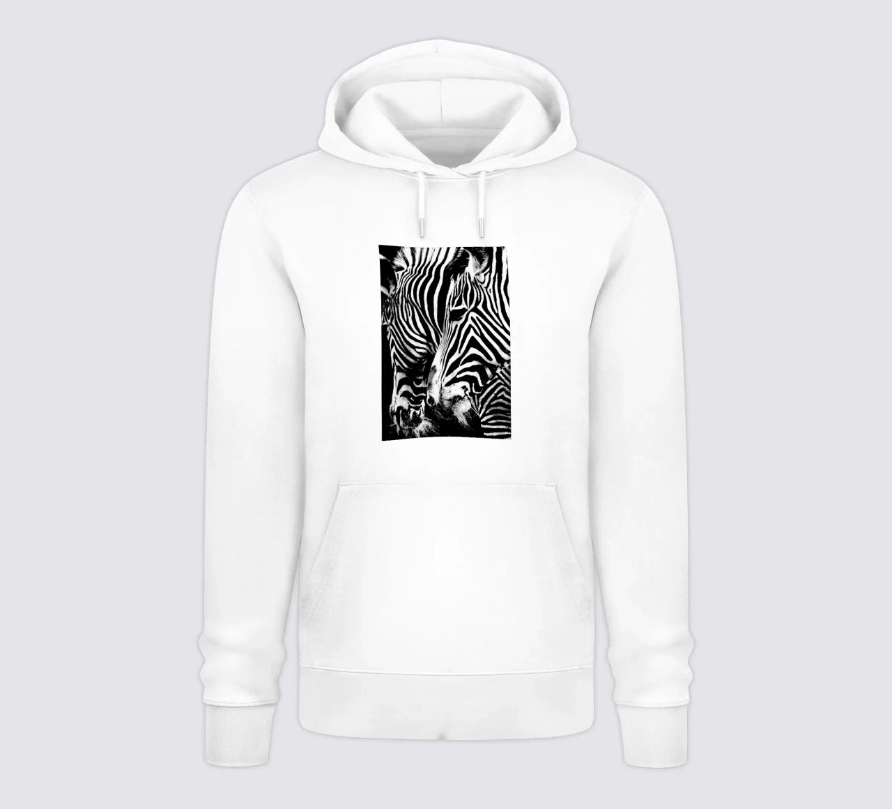 Zebra Hug felpa con cappuccio da Babett Schultze