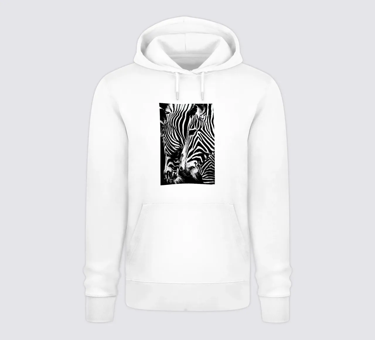 Zebra Hug felpa con cappuccio da Babett Schultze