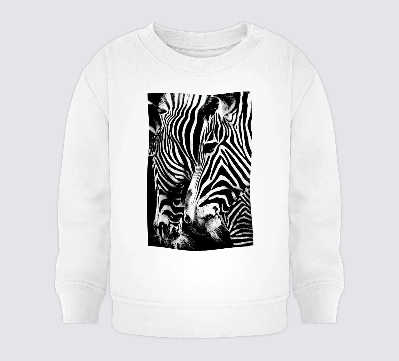 Zebra Hug felpa neonato da Babett Schultze