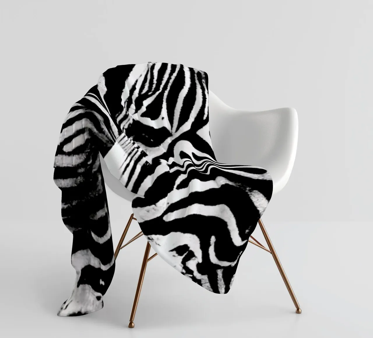 Zebra Hug coperta in pile da Babett Schultze