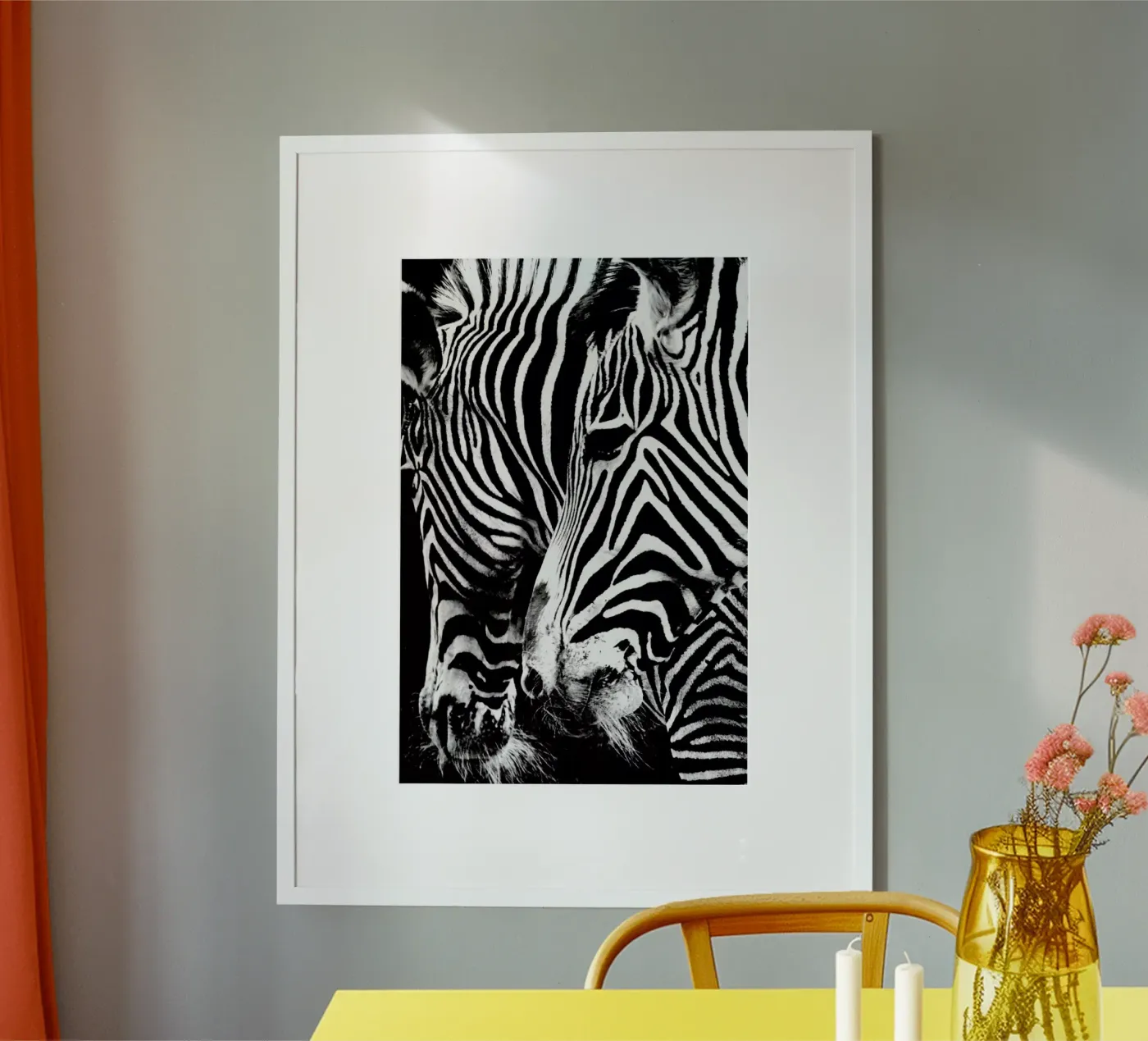 Zebra Hug poster da Babett Schultze