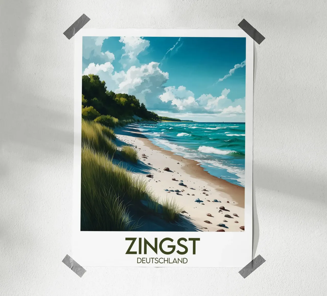 Poster zingst poster da Frame the World