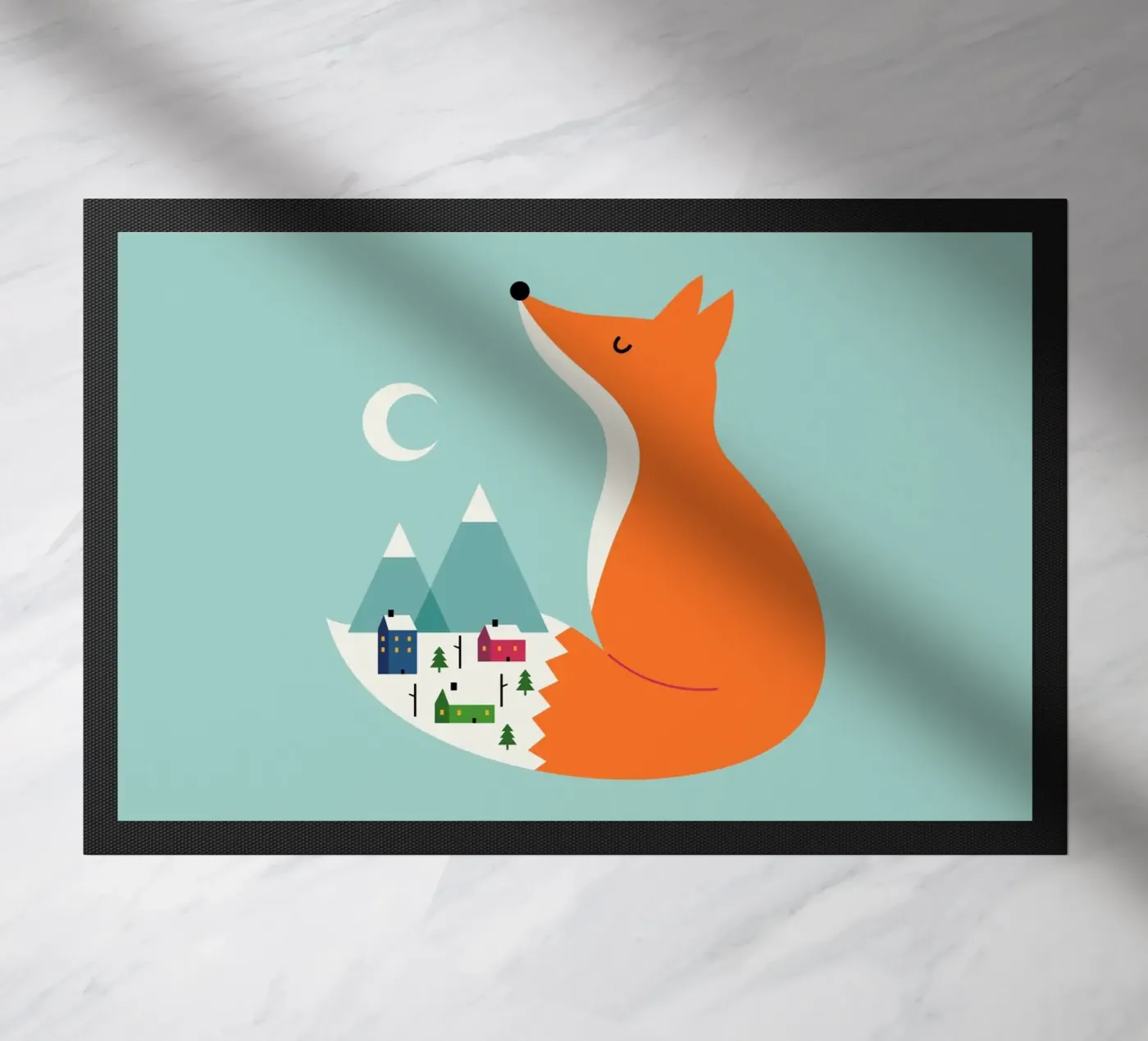 Winter dromen deurmat van Andy Westface