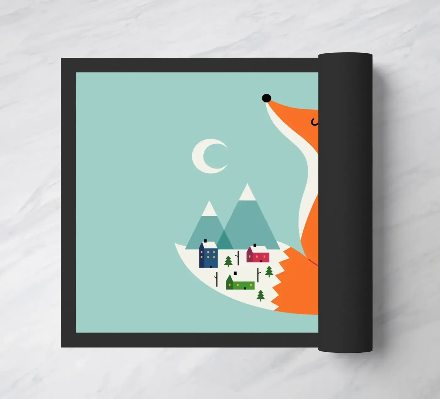 Winter dromen deurmat van Andy Westface