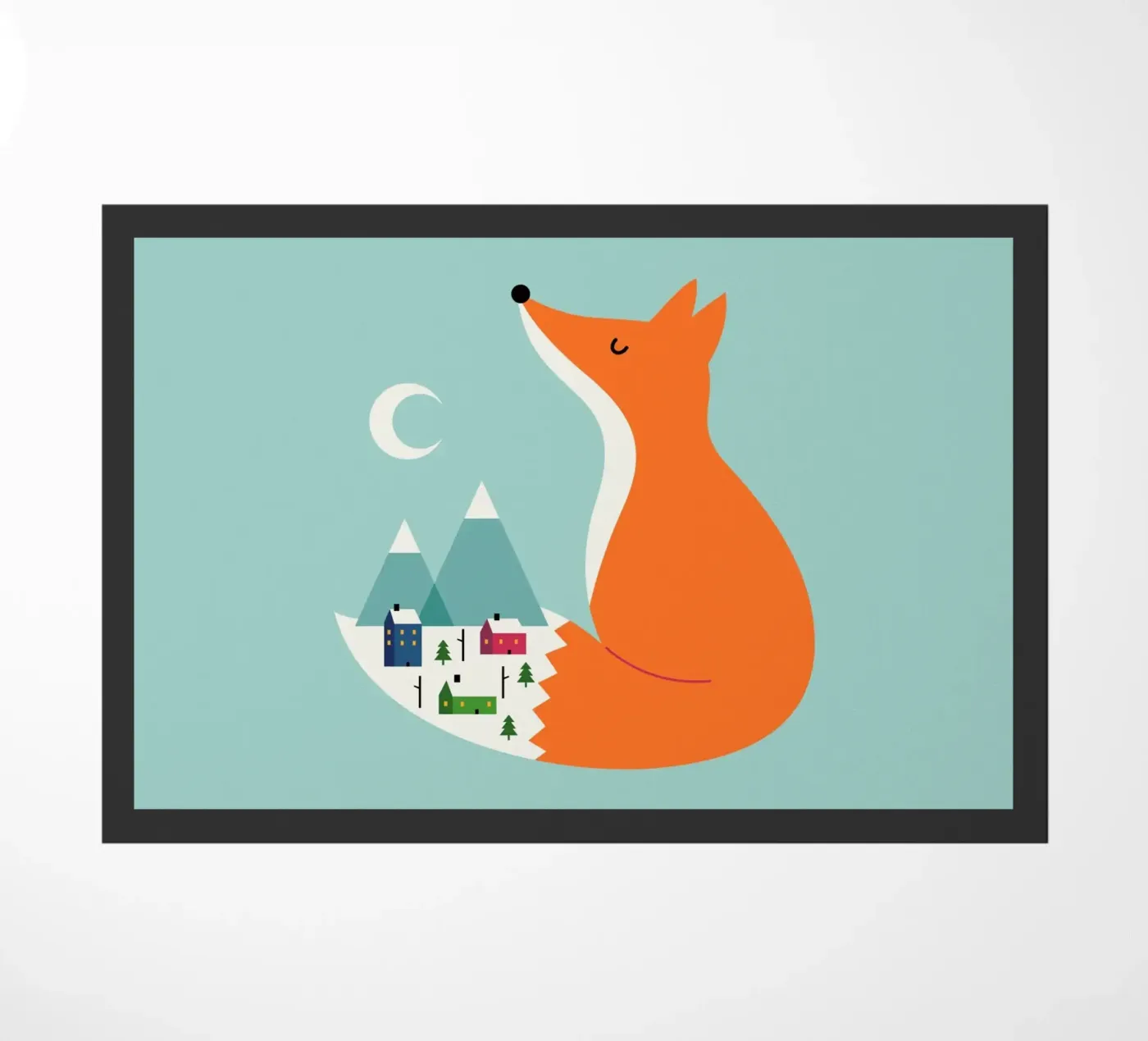 Winter dromen deurmat van Andy Westface