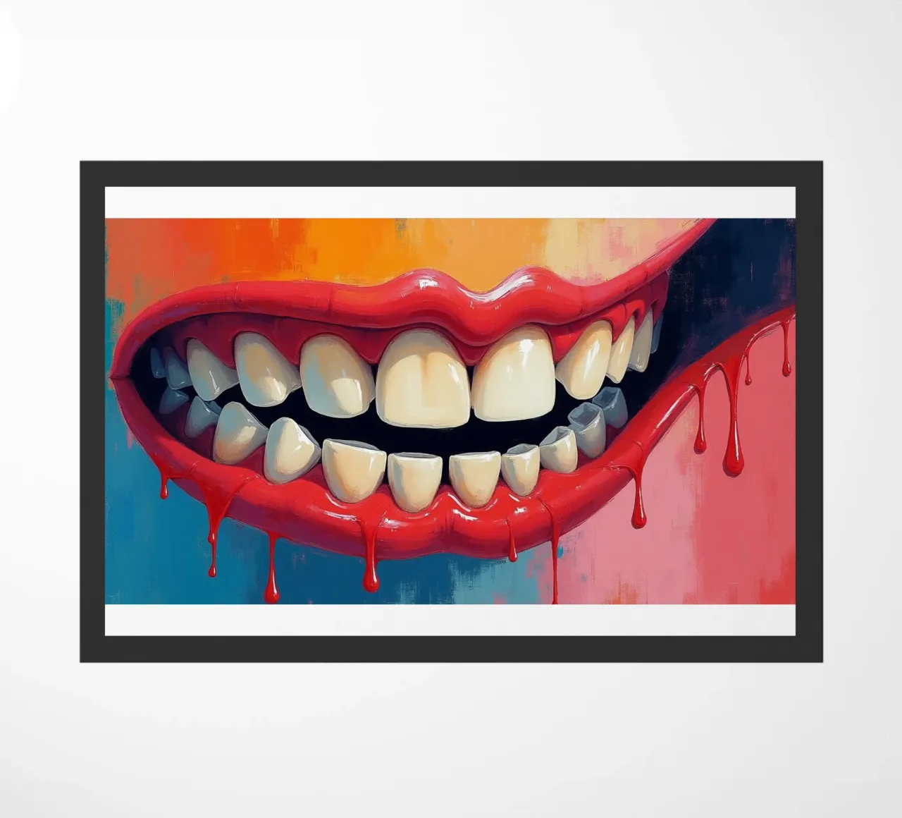 Tooth colour doormat by CASTILO