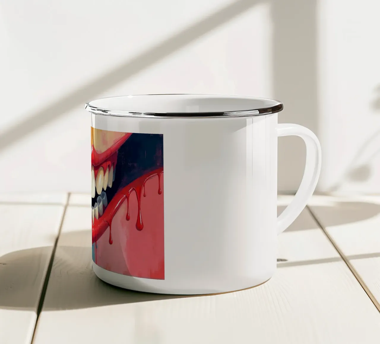 Colore dei denti tazza in smalto da CASTILO