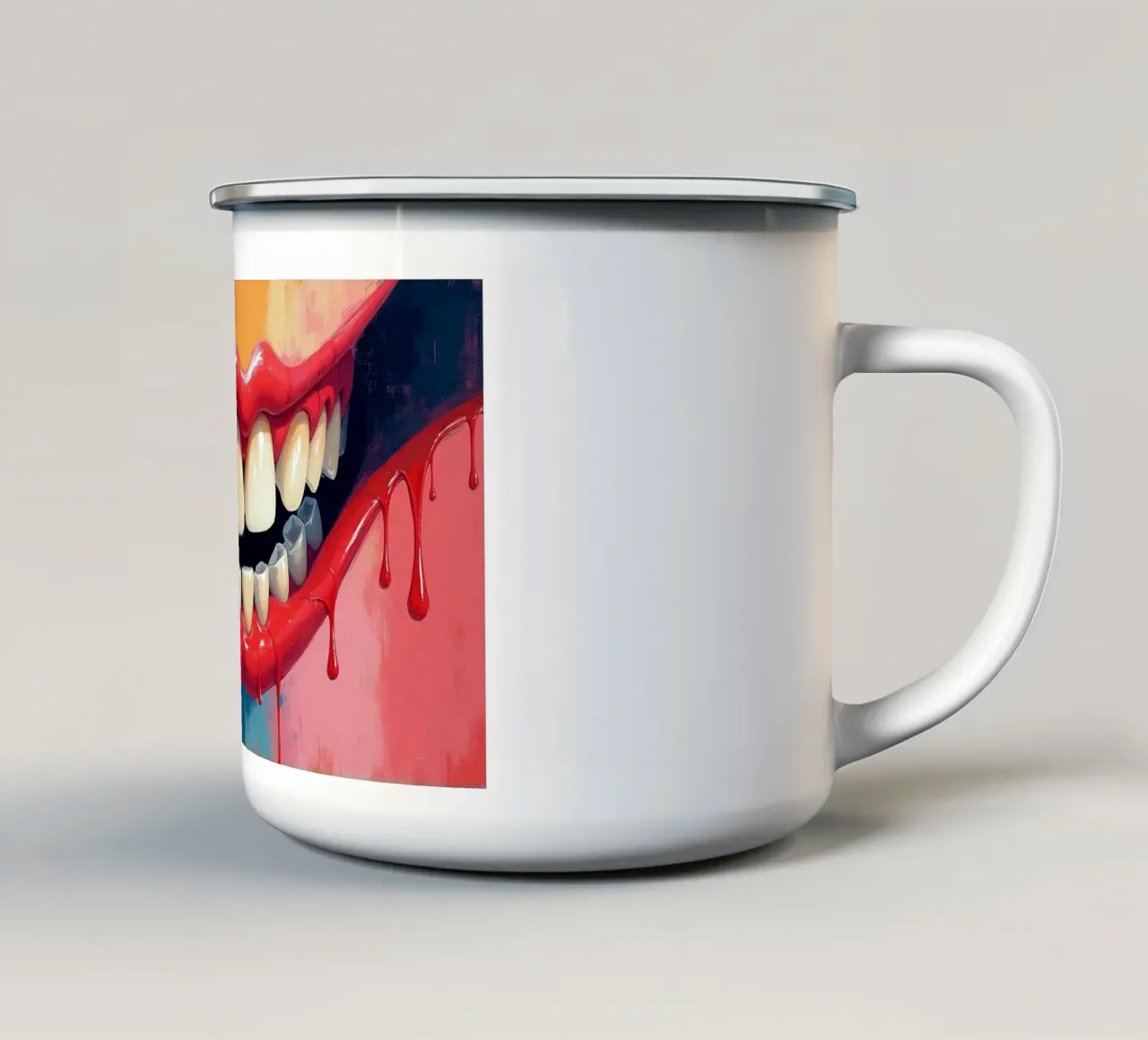 Colore dei denti tazza in smalto da CASTILO