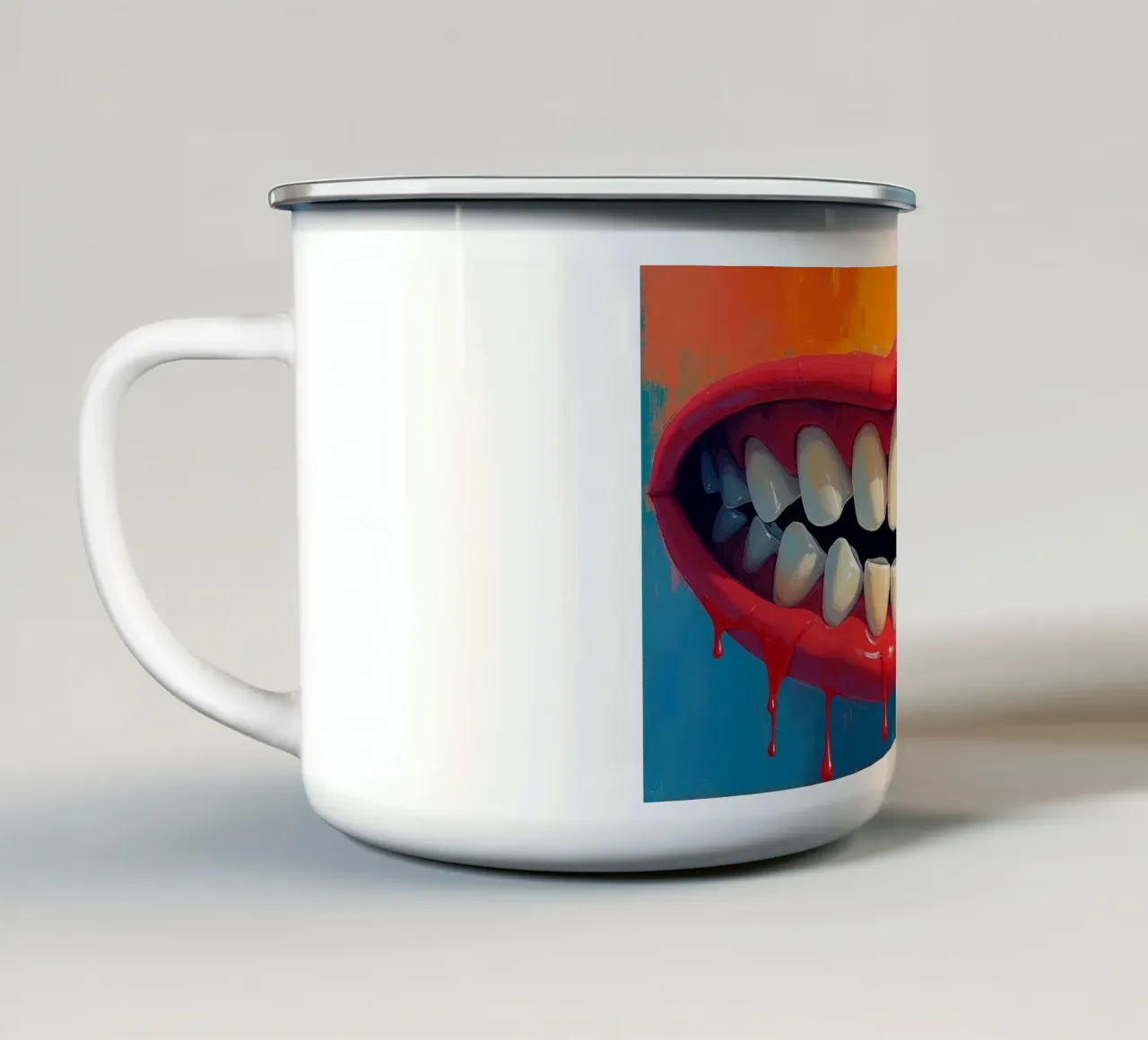 Colore dei denti tazza in smalto da CASTILO