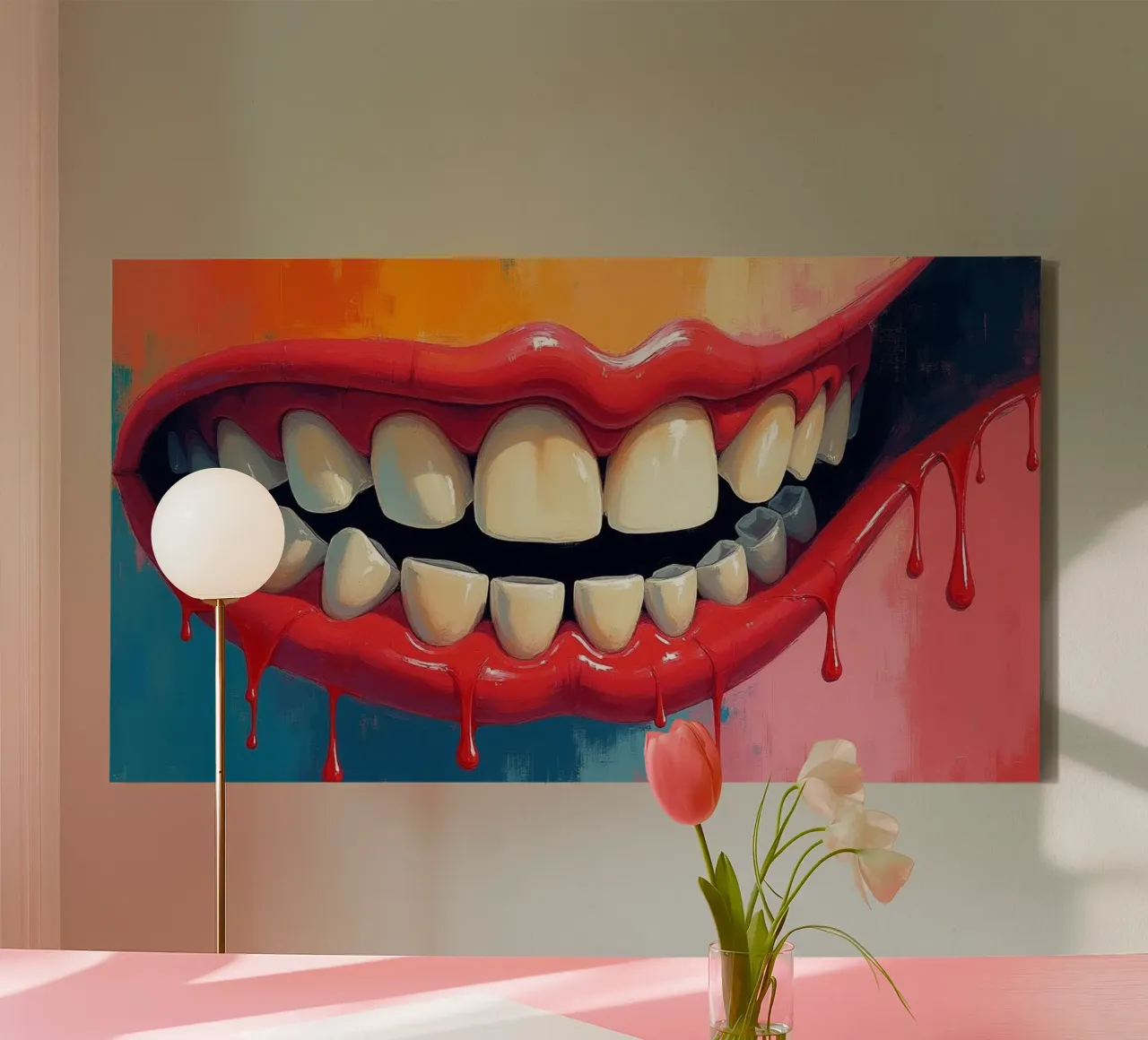 Tooth colour canvas by CASTILO