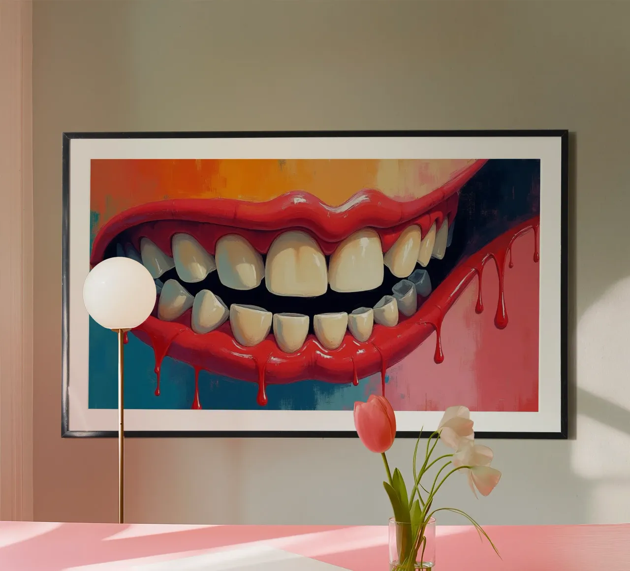 Tooth colour poster by CASTILO