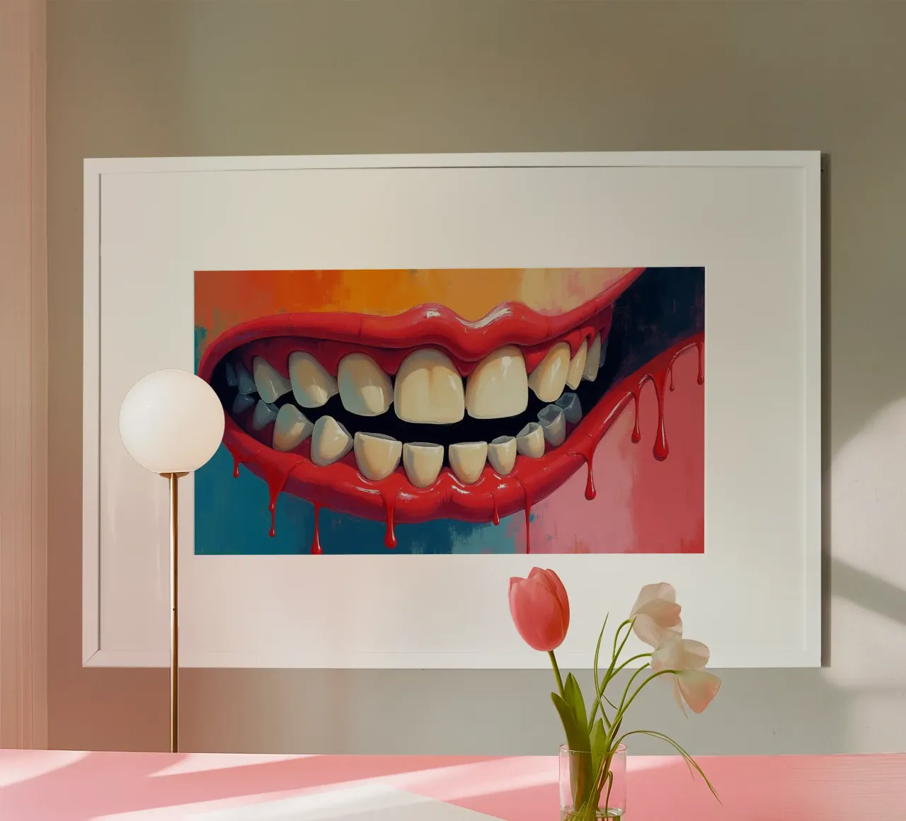 Tooth colour poster by CASTILO