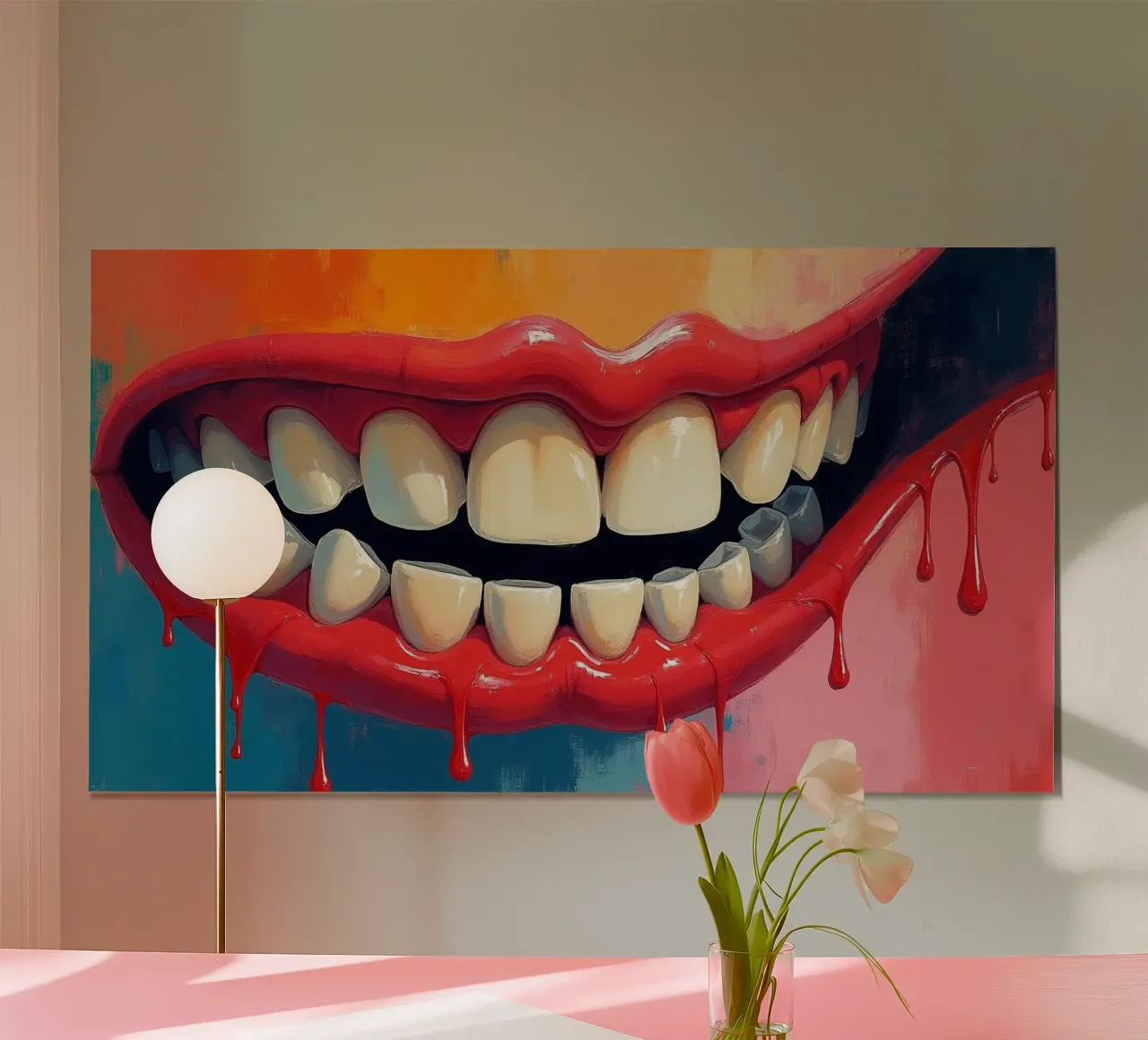 Tooth colour poster by CASTILO