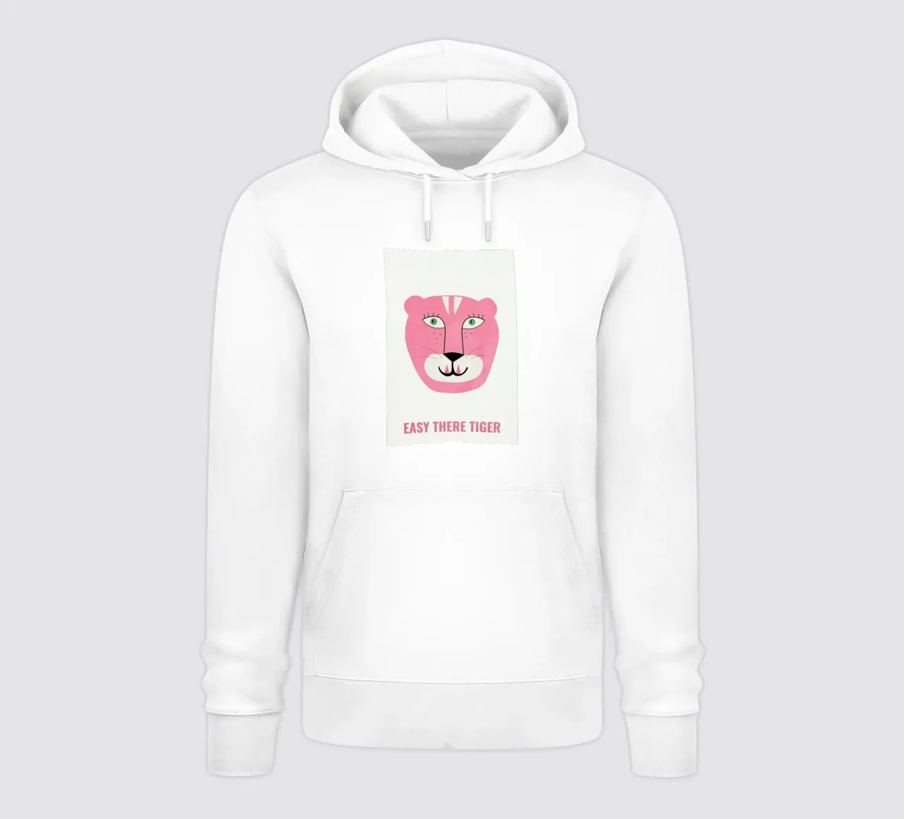 Pink Cat felpa con cappuccio da Little Flourishes