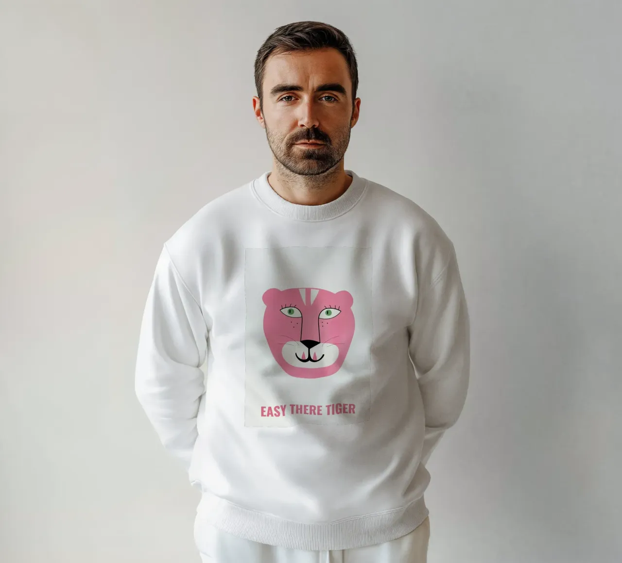 Pink Cat felpa da Little Flourishes