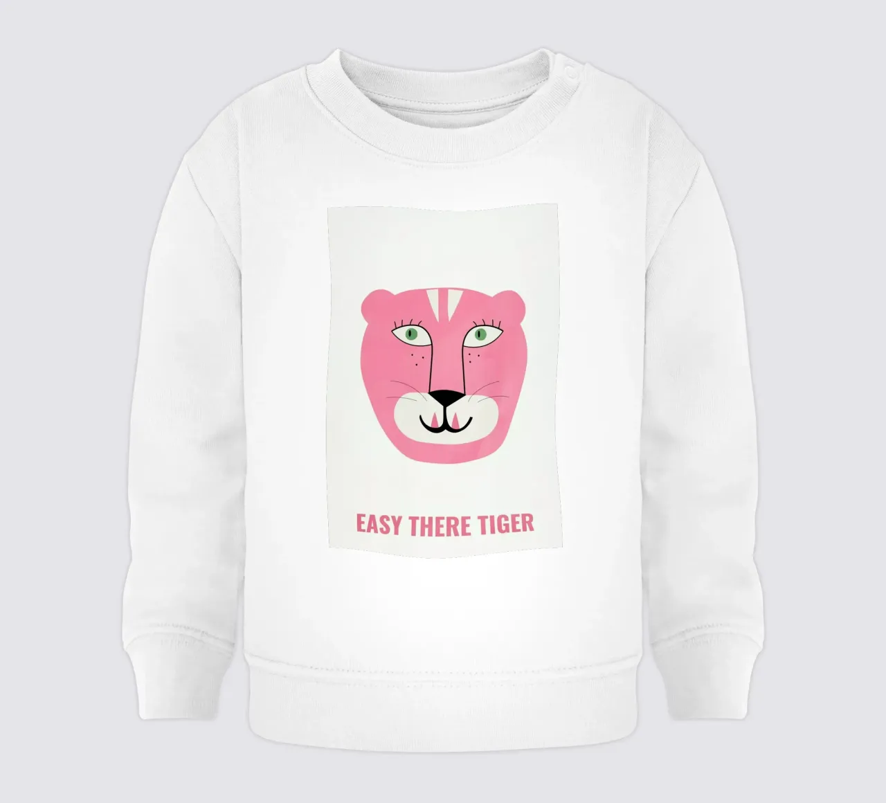 Pink Cat felpa neonato da Little Flourishes