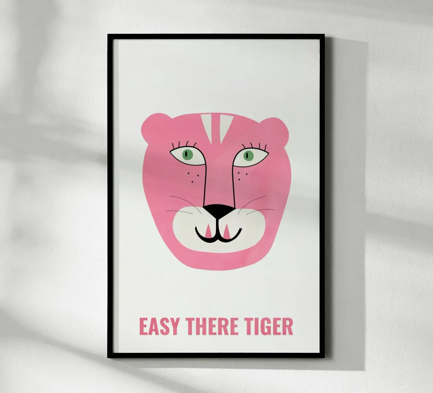 Pink Cat poster da Little Flourishes