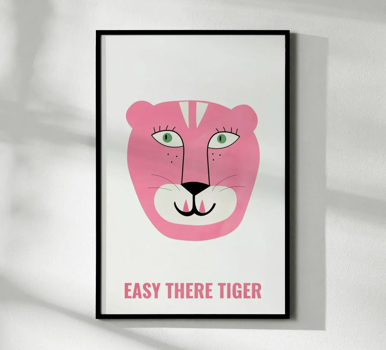 Pink Cat poster da Little Flourishes