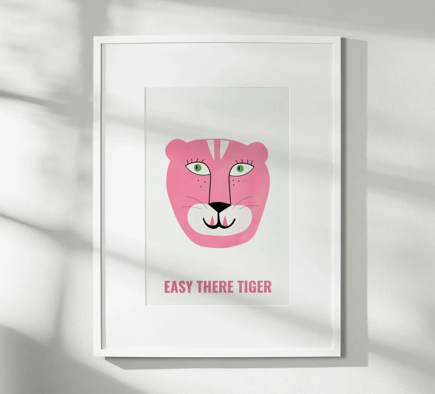 Pink Cat poster da Little Flourishes