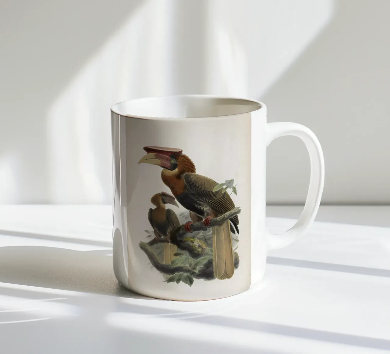 Vintage Keulemans 1 Hydrocorax Mindanensis tazza in ceramica da Vintage Print Collection