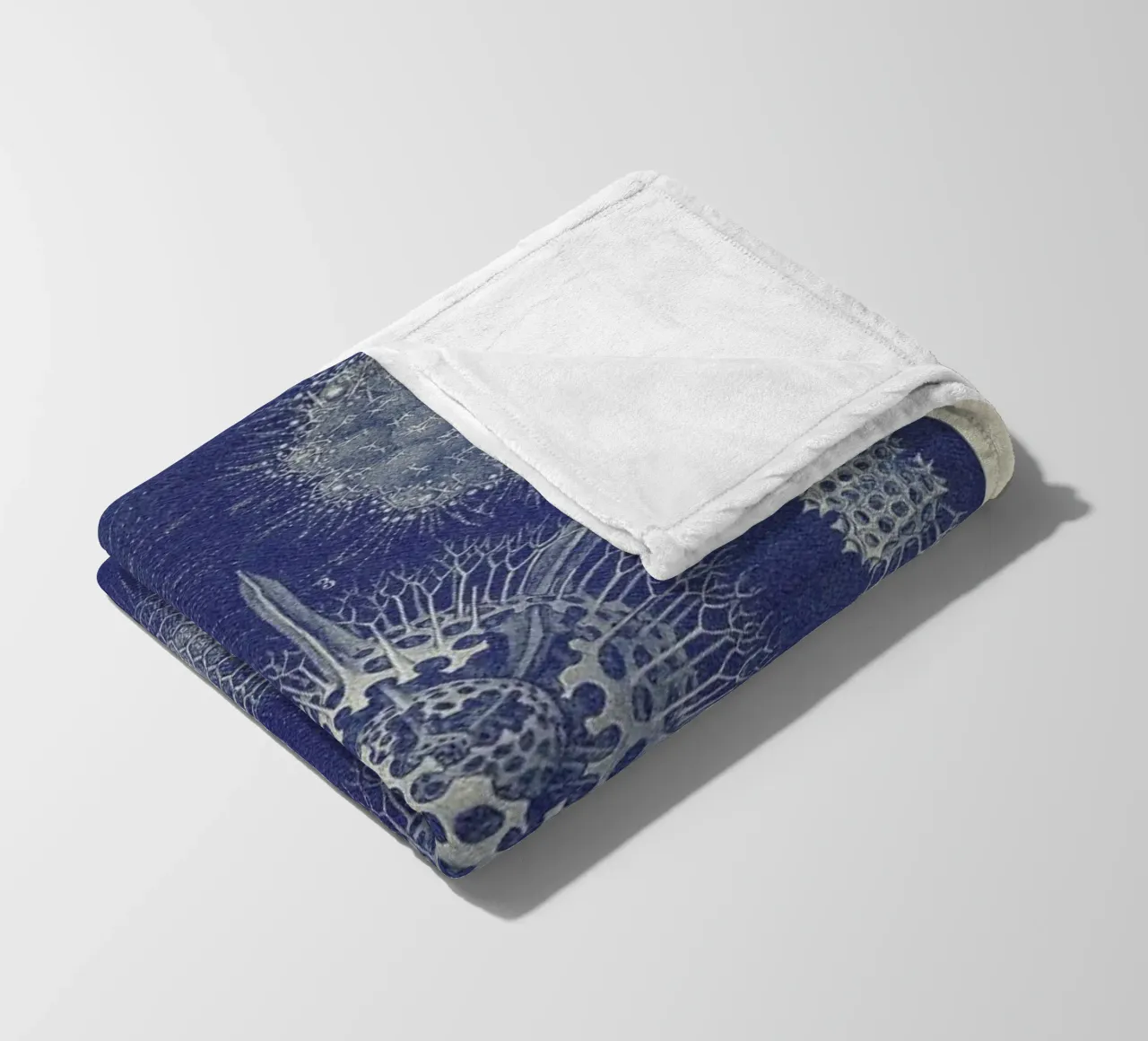 Radiolaria fleece blanket by Flora & Fauna