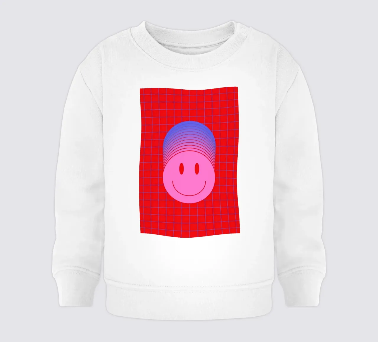 Smiley 1 felpa neonato da La Come Di