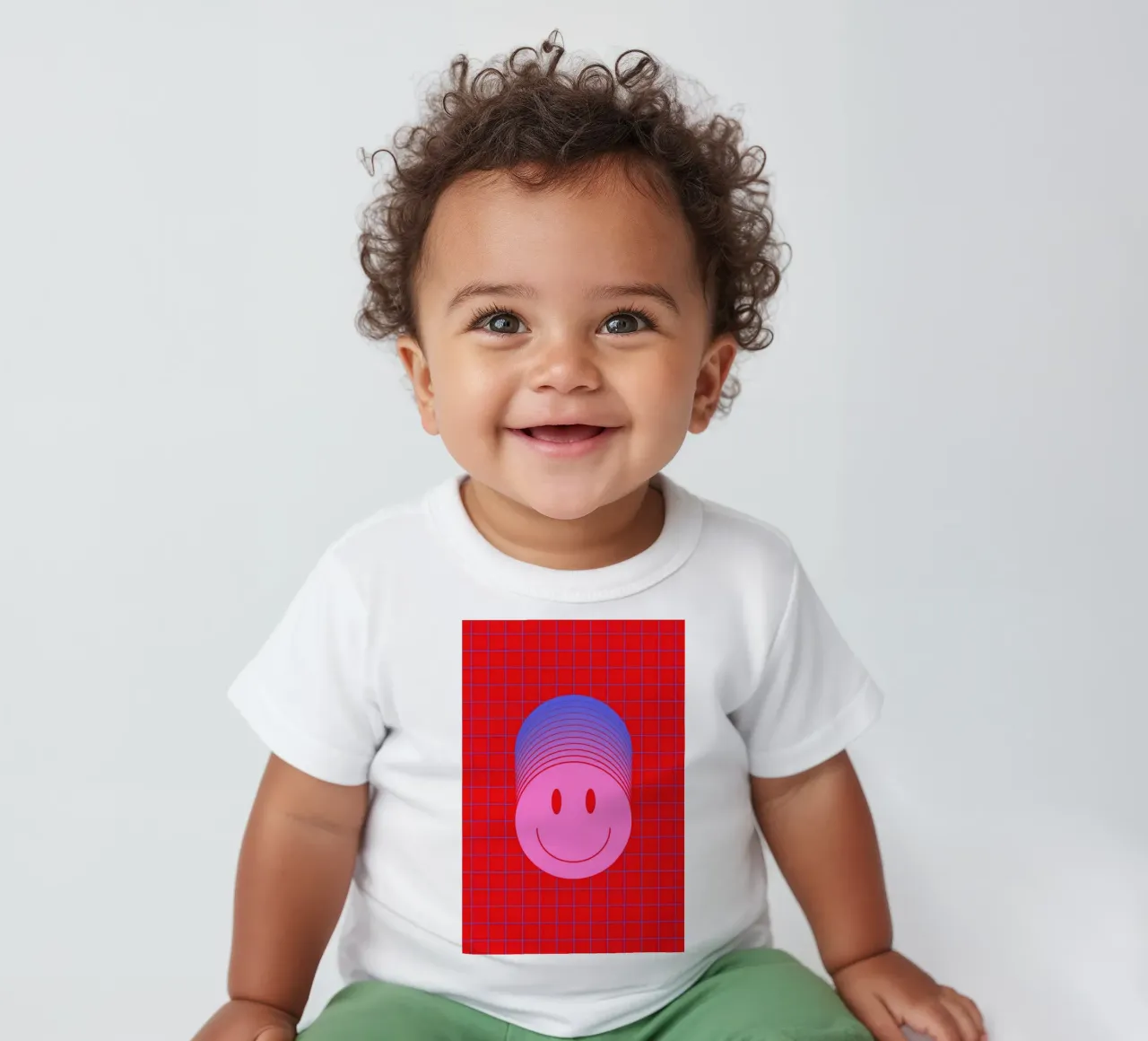 Smiley 1 baby t-shirt by La Come Di