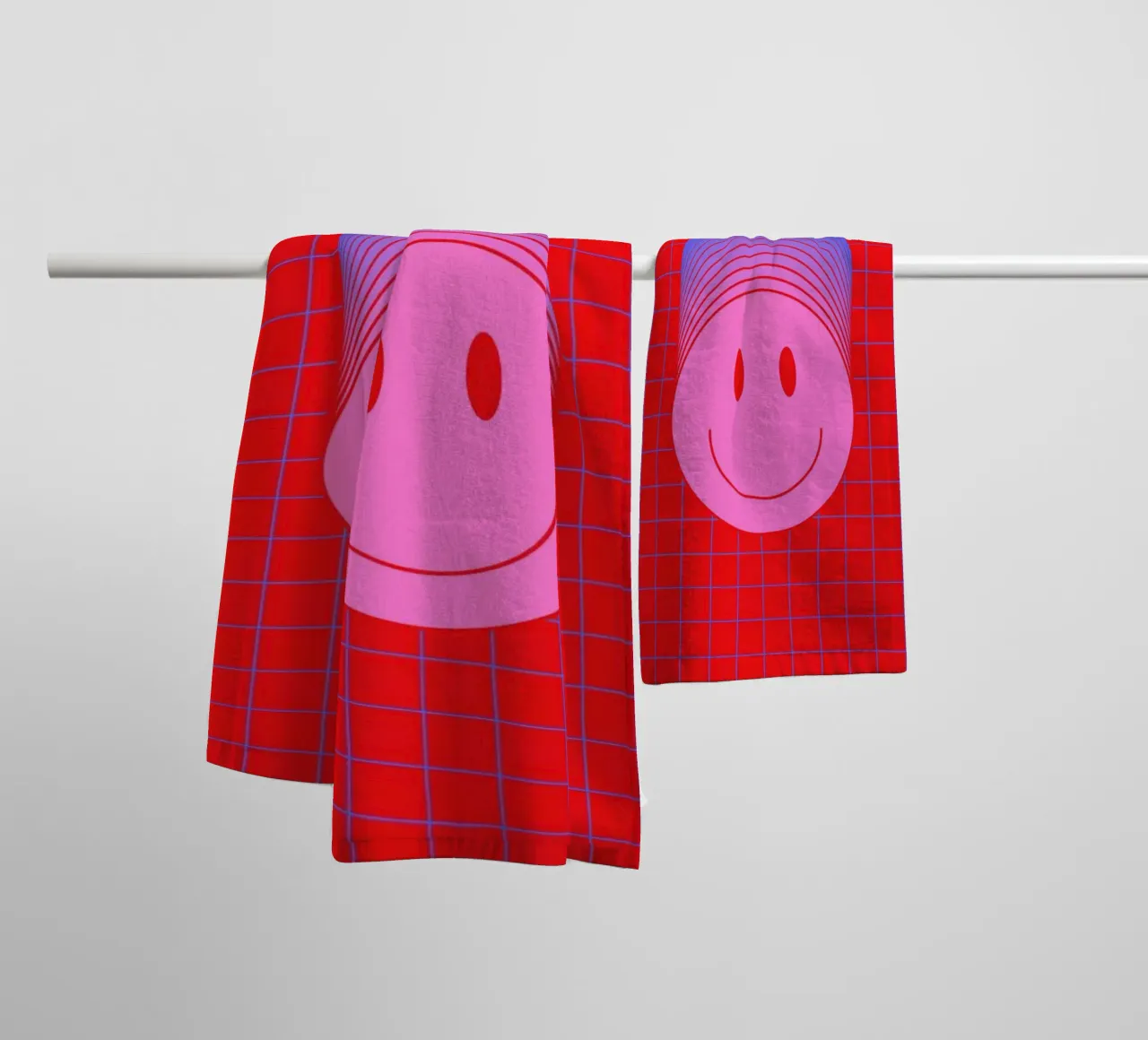 Smiley 1 asciugamano da bagno da La Come Di