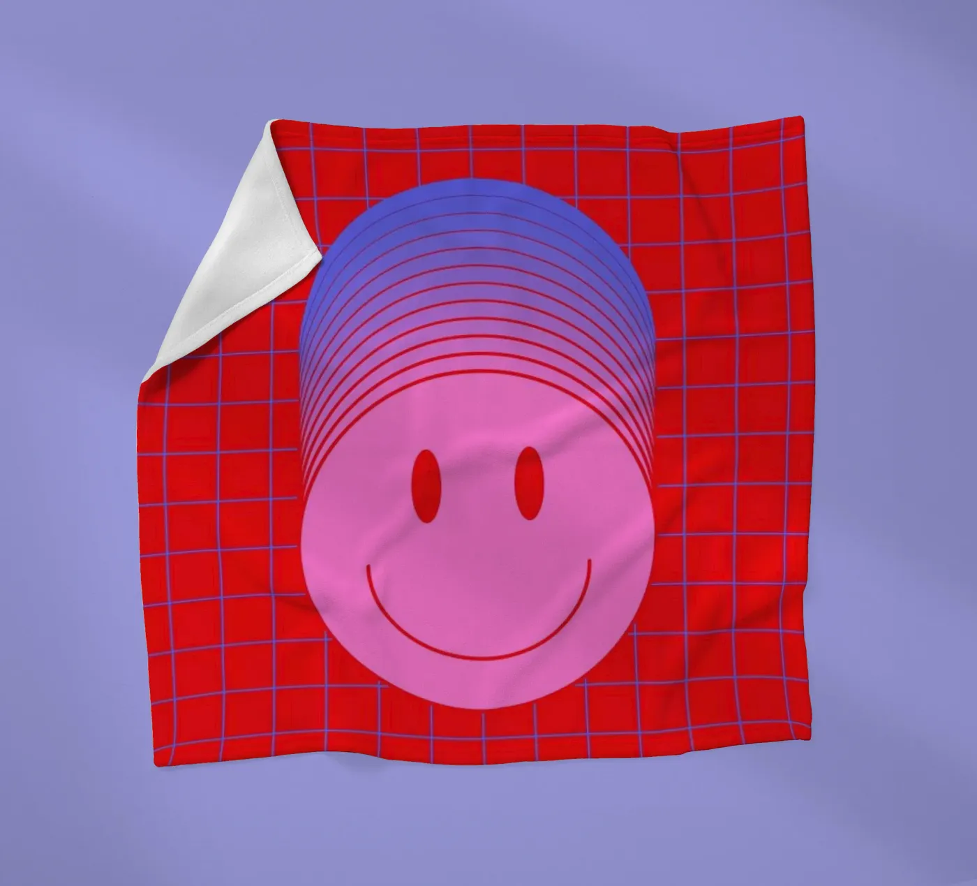 Smiley 1 Fleecedecke von La Come Di