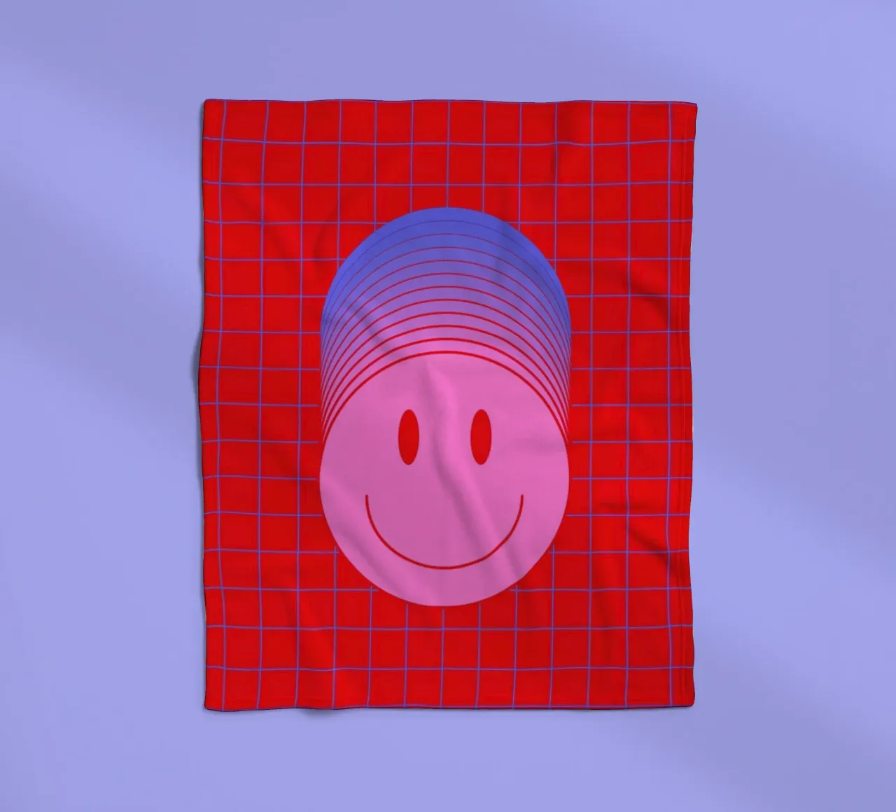 Smiley 1 fleece blanket by La Come Di