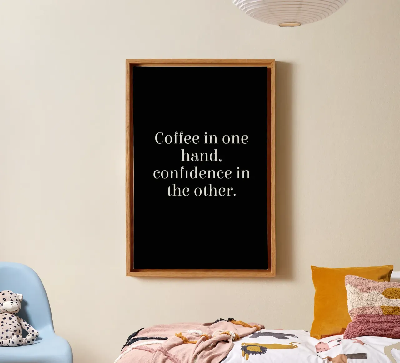 COFFEE IN ONE tela con Cornice a cassetta da Ayleen