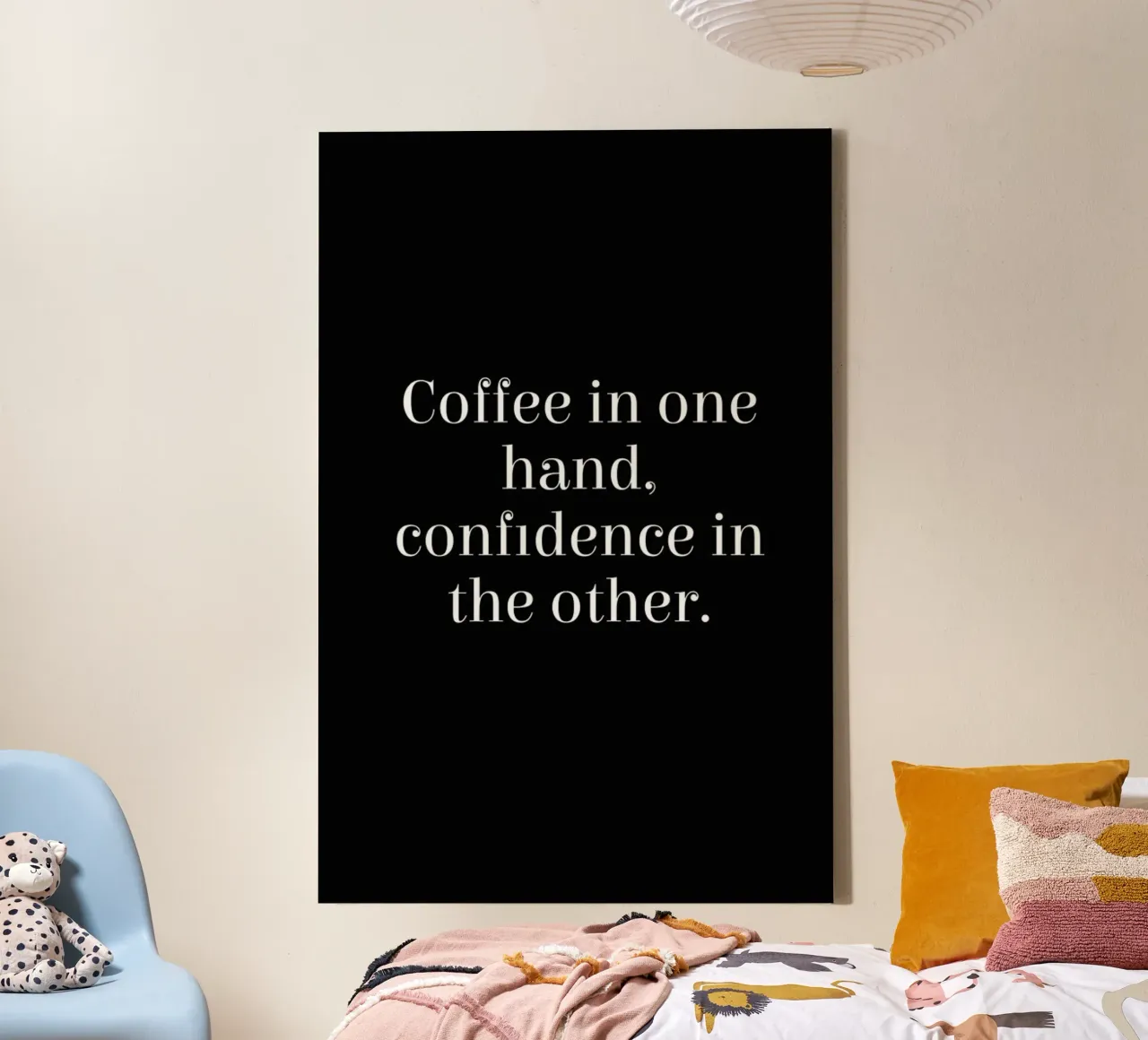 COFFEE IN ONE tela con Cornice a cassetta da Ayleen