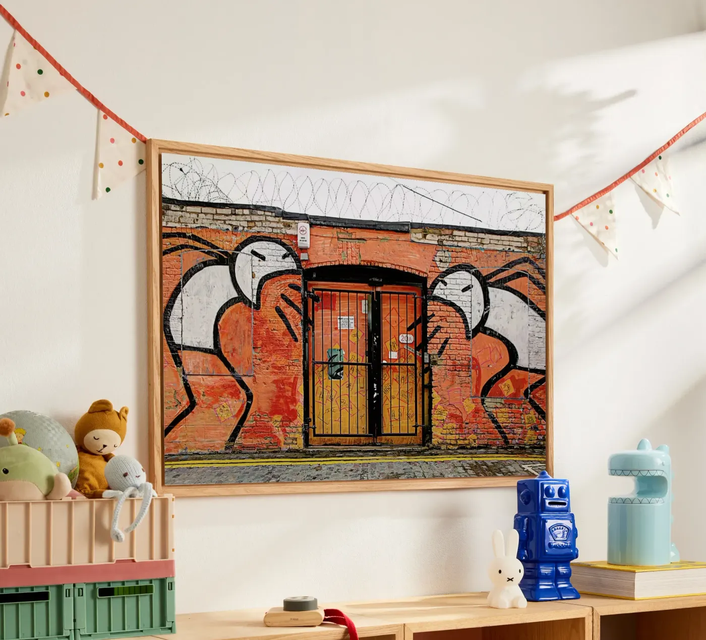 Streetart Orange plexiglass da Sadia