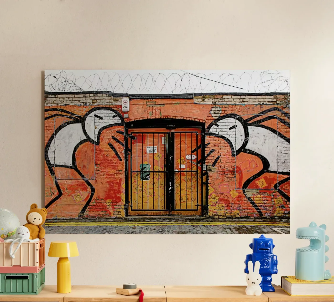 Streetart Orange plexiglass da Sadia