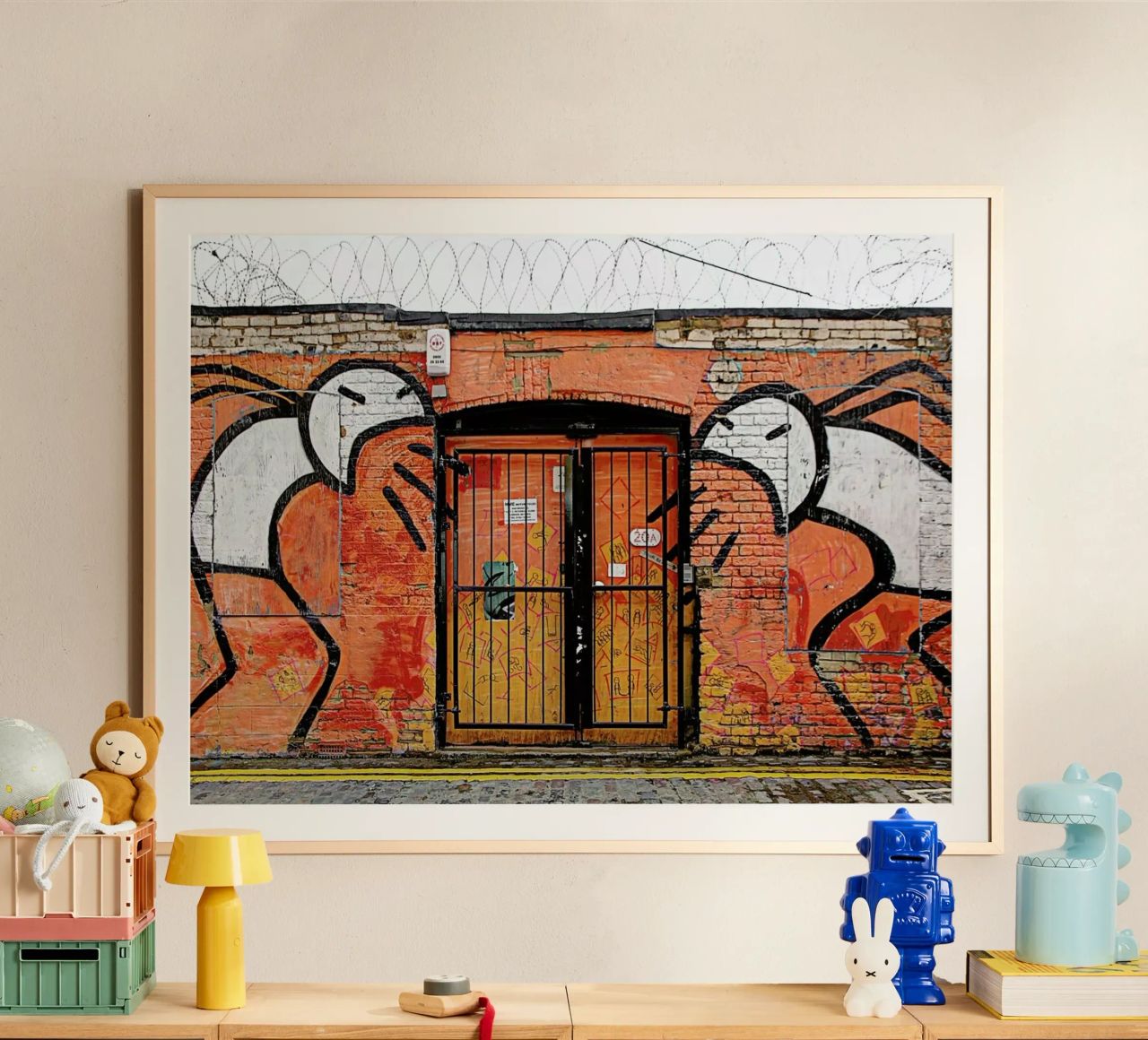 Streetart Orange poster de Sadia